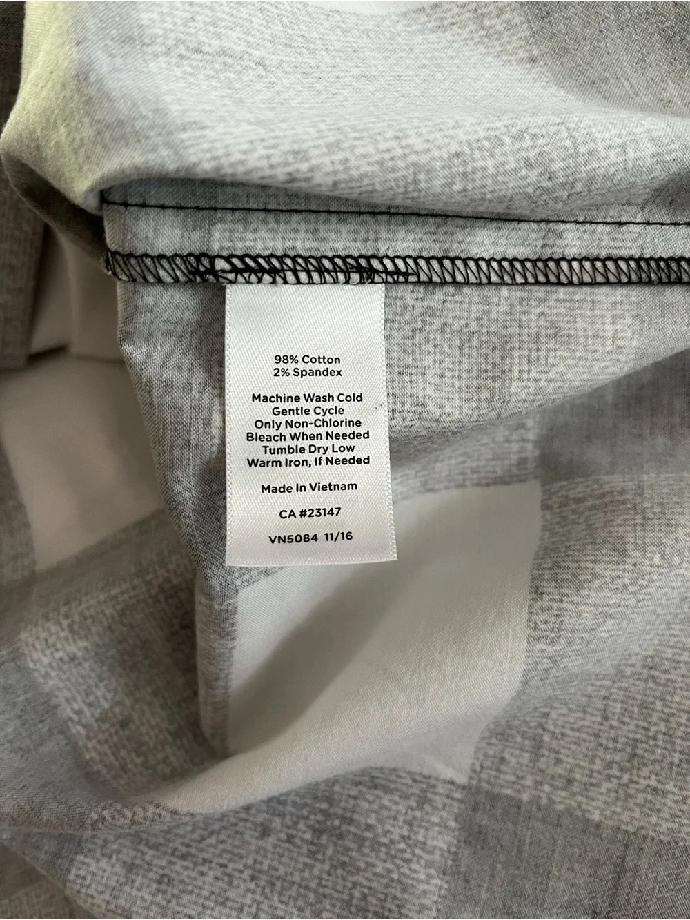 Talbots Buffalo Check Plaid Pleated A-Line Skirt Sz 8 Black White Cotton Blend